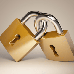 Golden padlocks for home security solutions at SK Traders Hardware Store